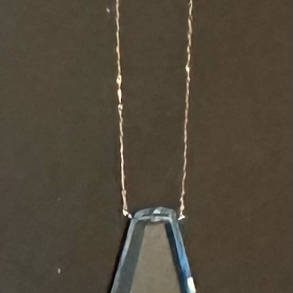 Gorgeous 14 kt 585 stamped gemstone neclace - Picture 7 of 14